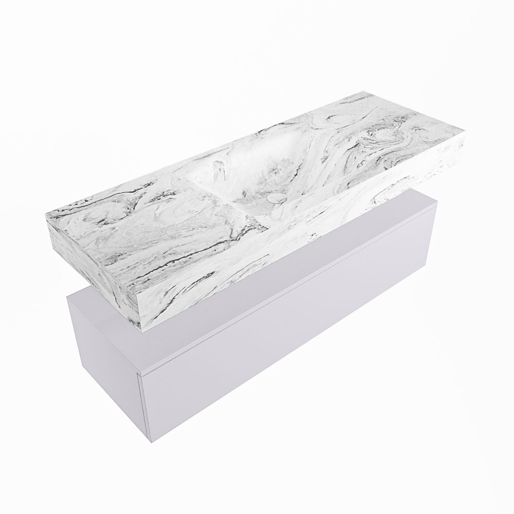 MONDIAZ ALAN-DLUX 130cm mueble de baño Cale 1 cajón. Lavabo CLOUD Centro 1 orificio color Glace. 5 MONDIAZ ALAN-DLUX 130cm mueble de baño Cale 1 cajón. Lavabo CLOUD Centro 1 orificio color Glace. - Imagen 5
