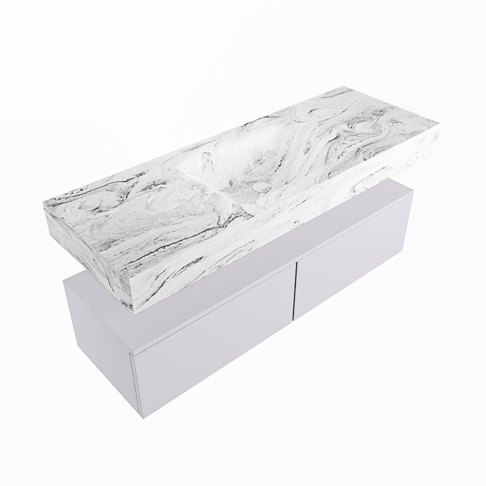 MONDIAZ ALAN-DLUX 130cm mueble de baño Cale 2 cajones. Lavabo CLOUD Centro 1 orificio color Glace. 5 MONDIAZ ALAN-DLUX 130cm mueble de baño Cale 2 cajones. Lavabo CLOUD Centro 1 orificio color Glace. - Imagen 5