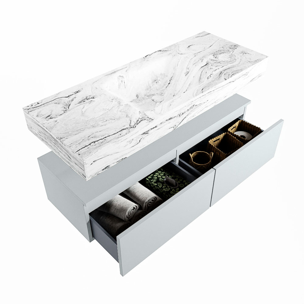MONDIAZ ALAN-DLUX 120cm mueble de baño Clay 2 cajones. Lavabo CLOUD Centro sin orificios color Glace. 6 MONDIAZ ALAN-DLUX 120cm mueble de baño Clay 2 cajones. Lavabo CLOUD Centro sin orificios color Glace. - Imagen 6
