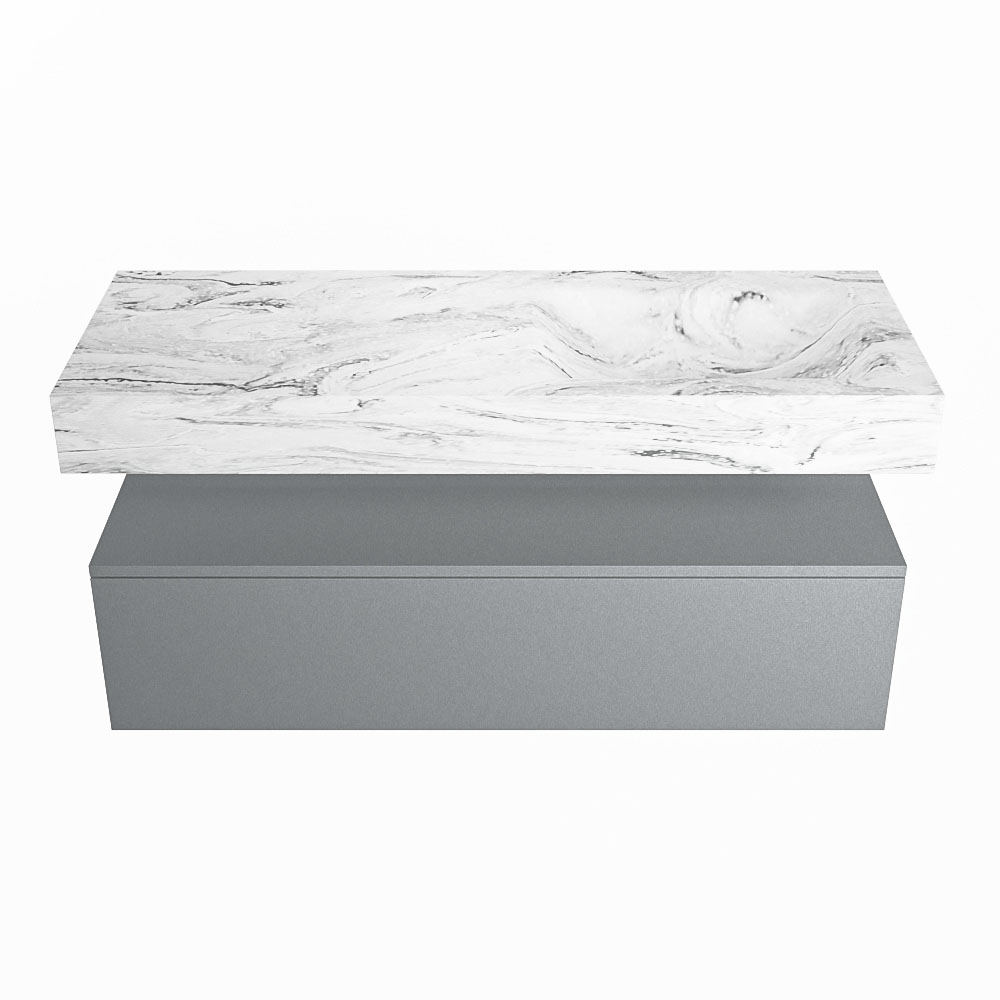 MONDIAZ ALAN-DLUX 120cm mueble de baño Plata 1 cajón. Lavabo CLOUD Derecho 1 orificio color Glace. 4 MONDIAZ ALAN-DLUX 120cm mueble de baño Plata 1 cajón. Lavabo CLOUD Derecho 1 orificio color Glace. - Imagen 4