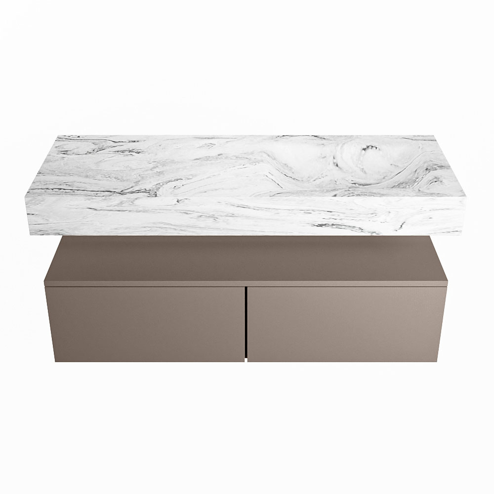 MONDIAZ ALAN-DLUX 120cm mueble de baño Smoke 2 cajones. Lavabo CLOUD Derecho 1 orificio color Glace. 4 MONDIAZ ALAN-DLUX 120cm mueble de baño Smoke 2 cajones. Lavabo CLOUD Derecho 1 orificio color Glace. - Imagen 4