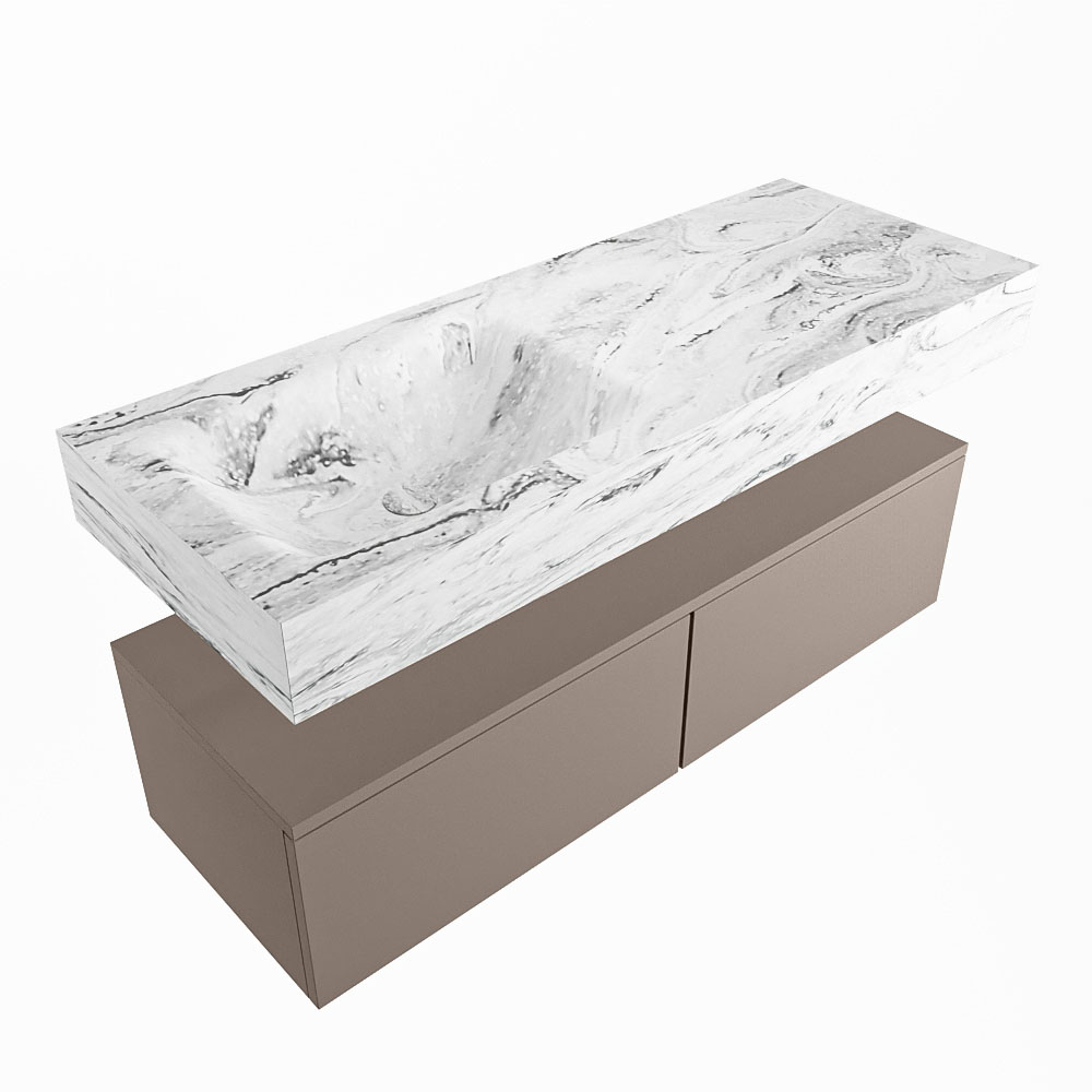 MONDIAZ ALAN-DLUX 120cm mueble de baño Smoke 2 cajones. Lavabo CLOUD Izquierda sin orificios color Glace. 5 MONDIAZ ALAN-DLUX 120cm mueble de baño Smoke 2 cajones. Lavabo CLOUD Izquierda sin orificios color Glace. - Imagen 5