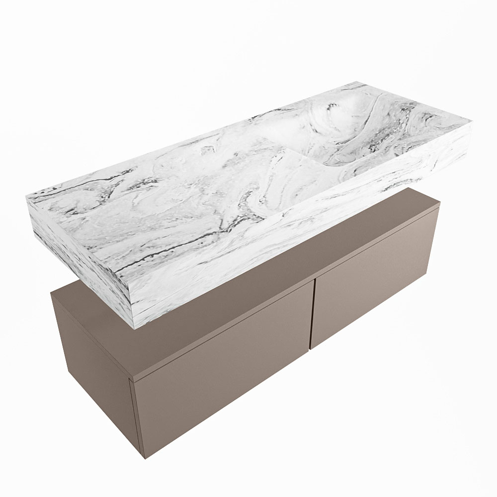 MONDIAZ ALAN-DLUX 120cm mueble de baño Smoke 2 cajones. Lavabo CLOUD Derecho 1 orificio color Glace. 5 MONDIAZ ALAN-DLUX 120cm mueble de baño Smoke 2 cajones. Lavabo CLOUD Derecho 1 orificio color Glace. - Imagen 5
