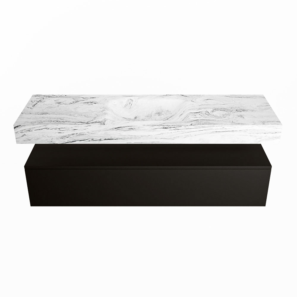 MONDIAZ ALAN-DLUX 150cm mueble de baño Urban 1 cajón. Lavabo CLOUD Centro 1 orificio color Glace. 4 MONDIAZ ALAN-DLUX 150cm mueble de baño Urban 1 cajón. Lavabo CLOUD Centro 1 orificio color Glace. - Imagen 4