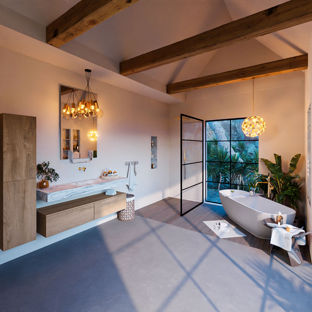 MONDIAZ ALAN-DLUX 150cm mueble de baño Washed Oak 2 cajones. Lavabo CLOUD Centro sin orificios color Glace. 3 MONDIAZ ALAN-DLUX 150cm mueble de baño Washed Oak 2 cajones. Lavabo CLOUD Centro sin orificios color Glace. - Imagen 3
