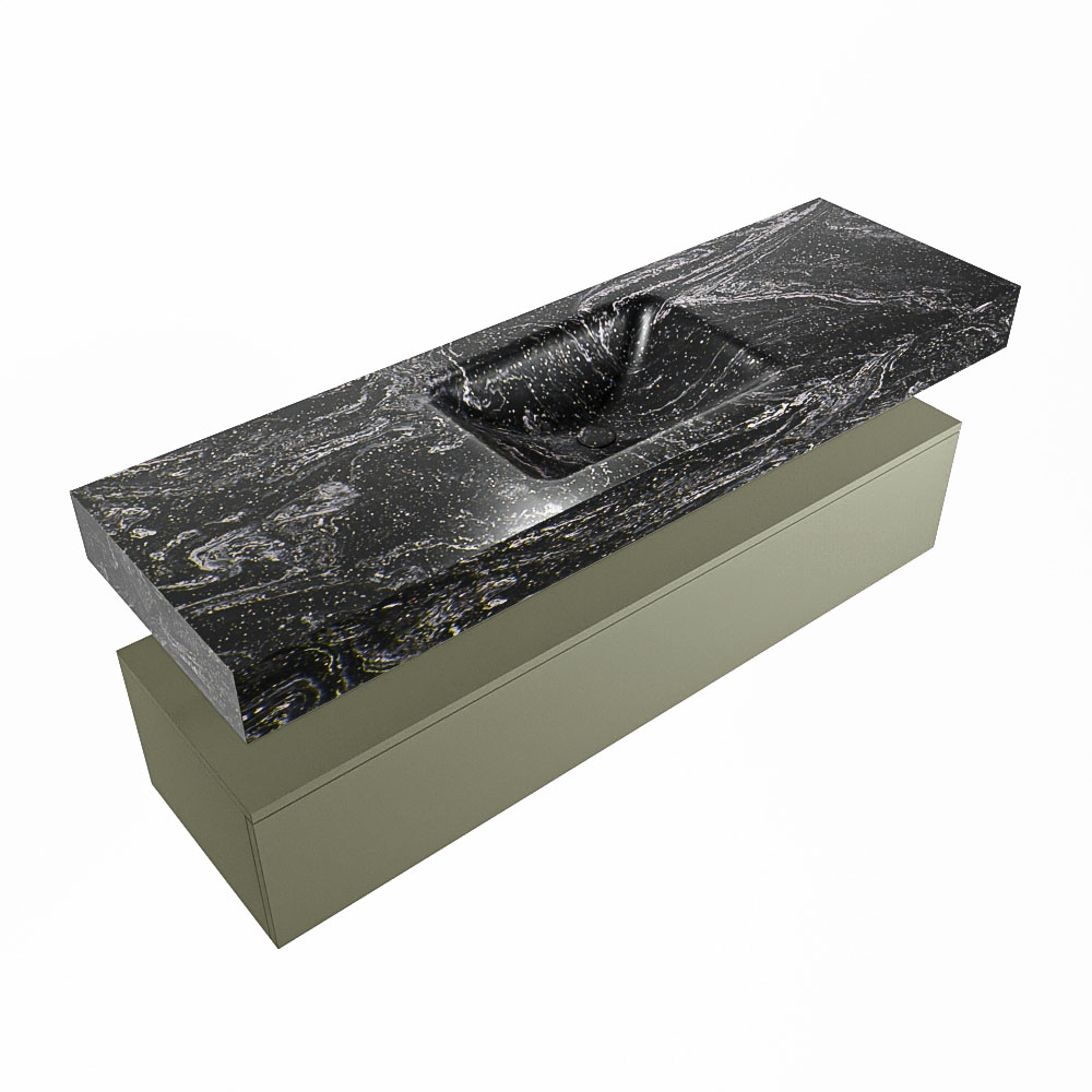 MONDIAZ ALAN-DLUX 150cm mueble de baño Army 1 cajón. Lavabo CLOUD Centro 1 orificio color Lava. 5 MONDIAZ ALAN-DLUX 150cm mueble de baño Army 1 cajón. Lavabo CLOUD Centro 1 orificio color Lava. - Imagen 5
