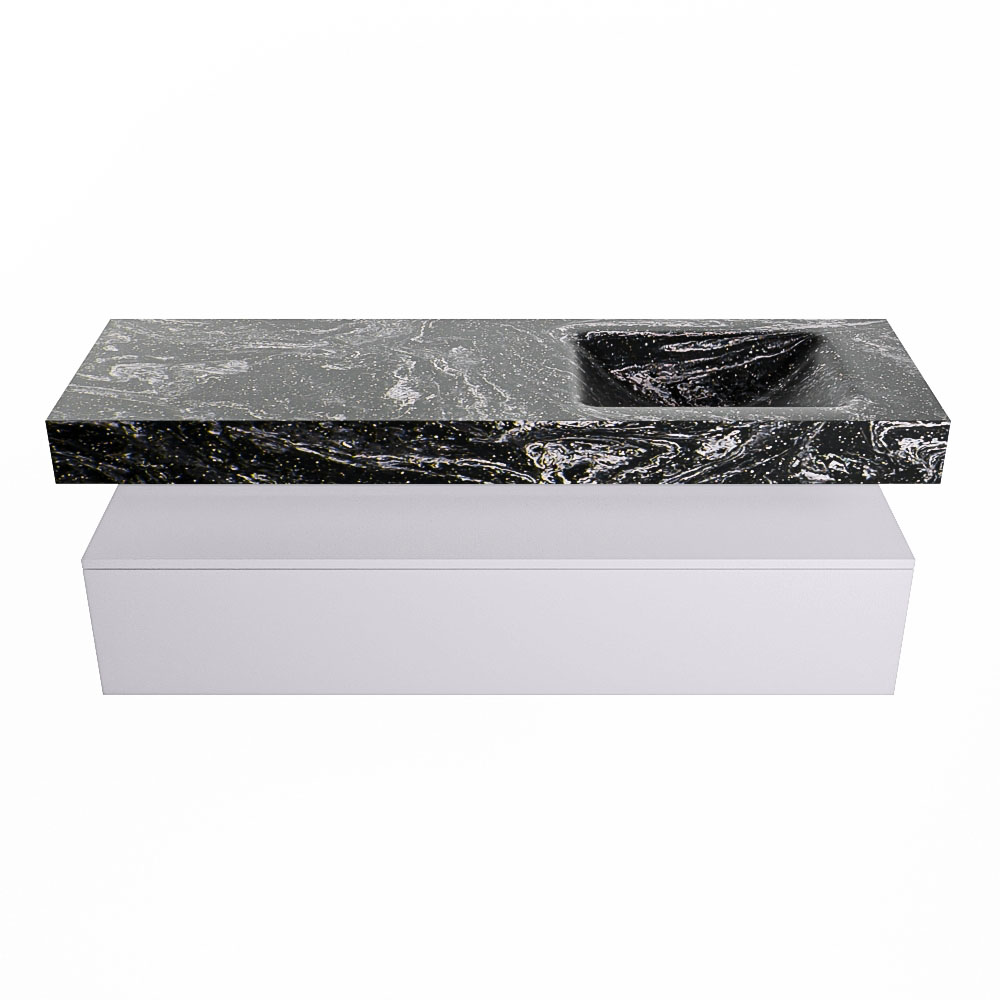 MONDIAZ ALAN-DLUX 150cm mueble de baño Cale 1 cajón. Lavabo CLOUD Derecho sin orificios color Lava. 4 MONDIAZ ALAN-DLUX 150cm mueble de baño Cale 1 cajón. Lavabo CLOUD Derecho sin orificios color Lava. - Imagen 4
