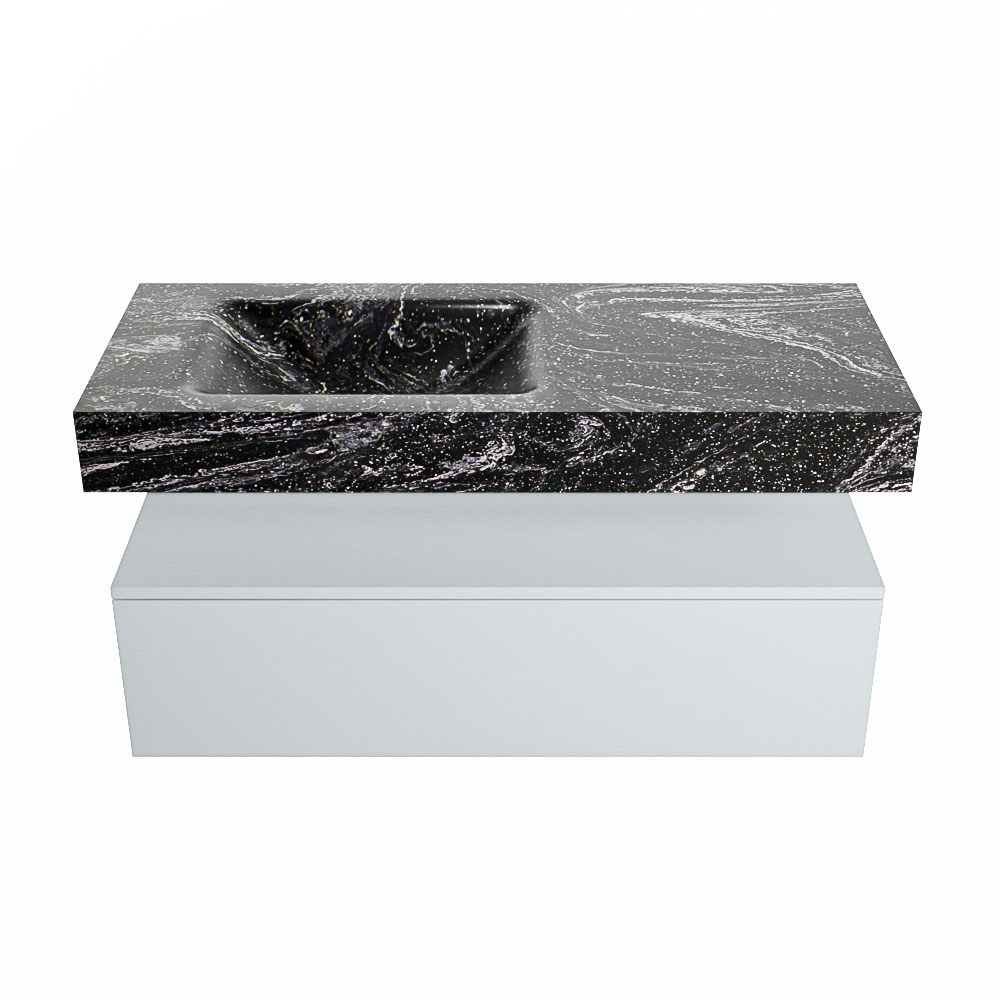 MONDIAZ ALAN-DLUX 110cm mueble de baño Clay 1 cajón. Lavabo CLOUD Izquierda sin orificios color Lava. 4 MONDIAZ ALAN-DLUX 110cm mueble de baño Clay 1 cajón. Lavabo CLOUD Izquierda sin orificios color Lava. - Imagen 4
