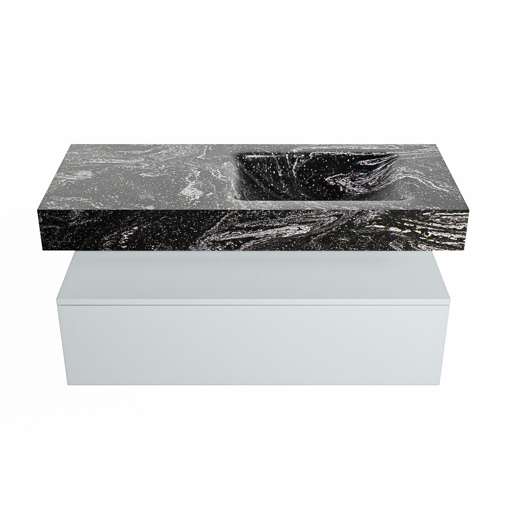 MONDIAZ ALAN-DLUX 110cm mueble de baño Clay 1 cajón. Lavabo CLOUD Derecho 1 orificio color Lava. 4 MONDIAZ ALAN-DLUX 110cm mueble de baño Clay 1 cajón. Lavabo CLOUD Derecho 1 orificio color Lava. - Imagen 4