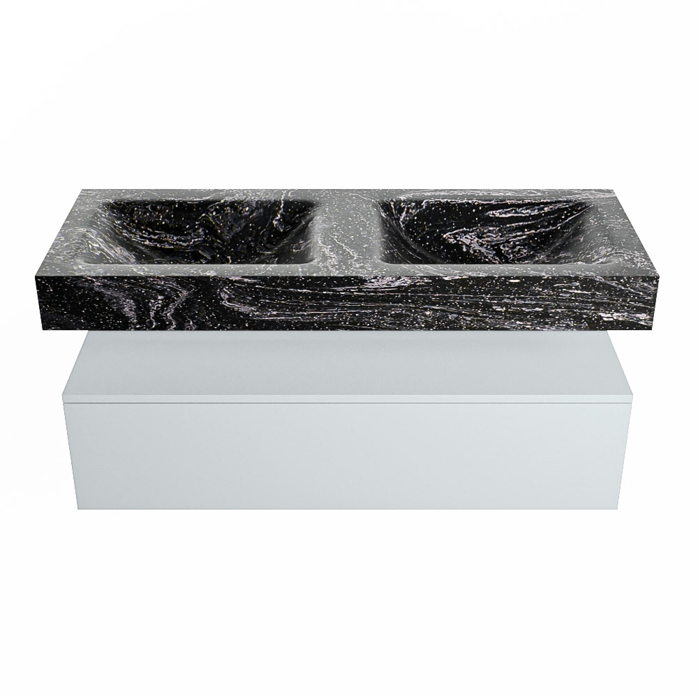 MONDIAZ ALAN-DLUX 120cm mueble de baño Clay 1 cajón. Lavabo CLOUD Doble sin orificios color Lava. 4 MONDIAZ ALAN-DLUX 120cm mueble de baño Clay 1 cajón. Lavabo CLOUD Doble sin orificios color Lava. - Imagen 4