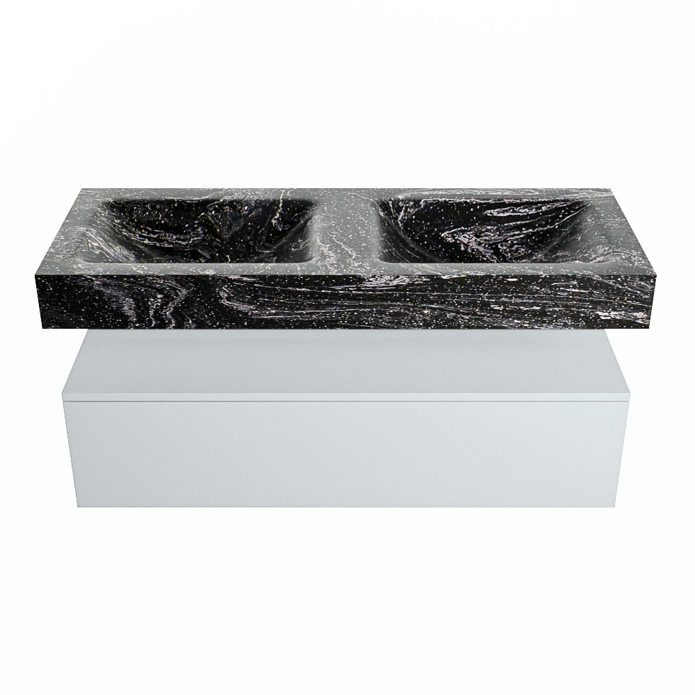 MONDIAZ ALAN-DLUX 120cm mueble de baño Clay 1 cajón. Lavabo CLOUD Doble 2 orificios color Lava. 4 MONDIAZ ALAN-DLUX 120cm mueble de baño Clay 1 cajón. Lavabo CLOUD Doble 2 orificios color Lava. - Imagen 4