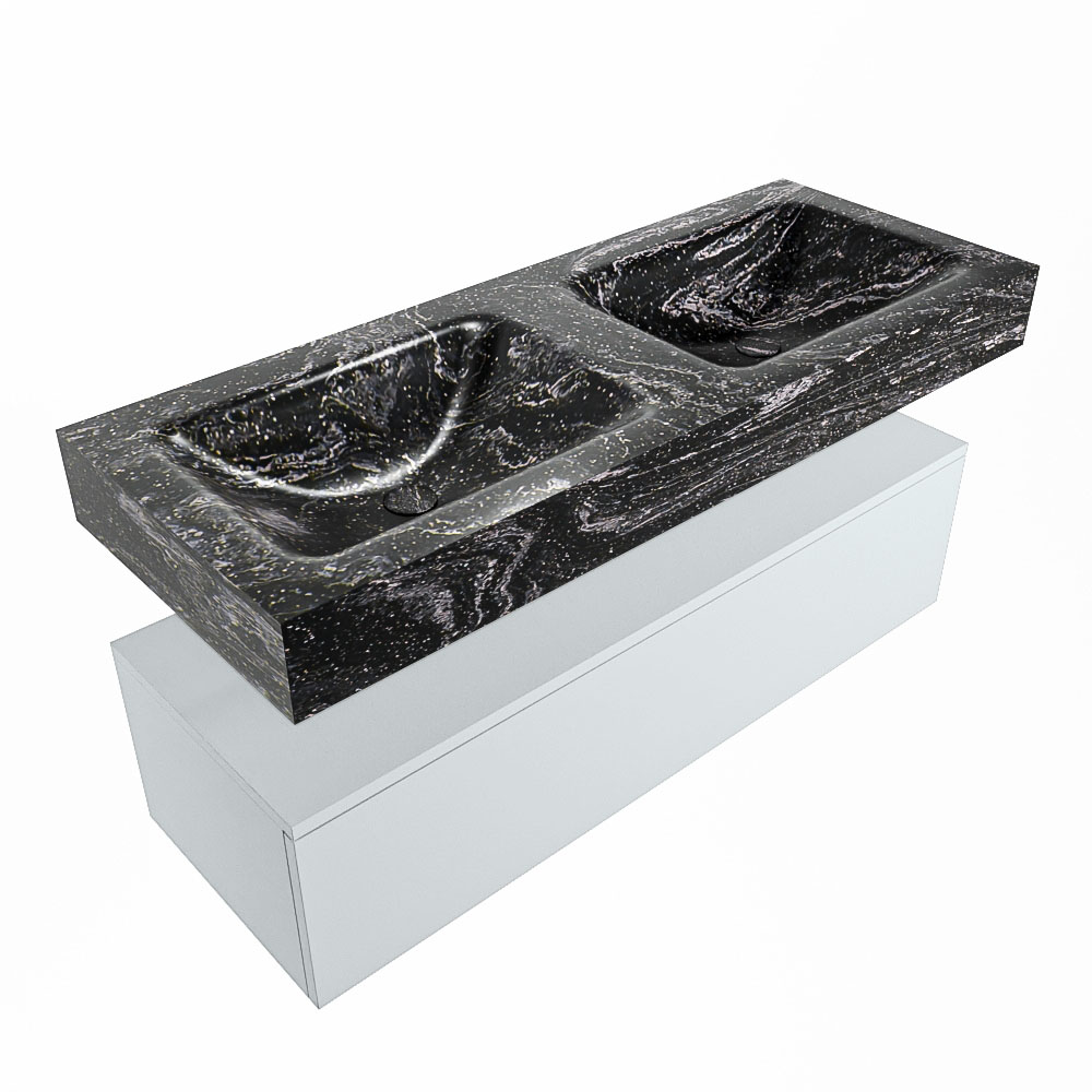 MONDIAZ ALAN-DLUX 120cm mueble de baño Clay 1 cajón. Lavabo CLOUD Doble sin orificios color Lava. 5 MONDIAZ ALAN-DLUX 120cm mueble de baño Clay 1 cajón. Lavabo CLOUD Doble sin orificios color Lava. - Imagen 5