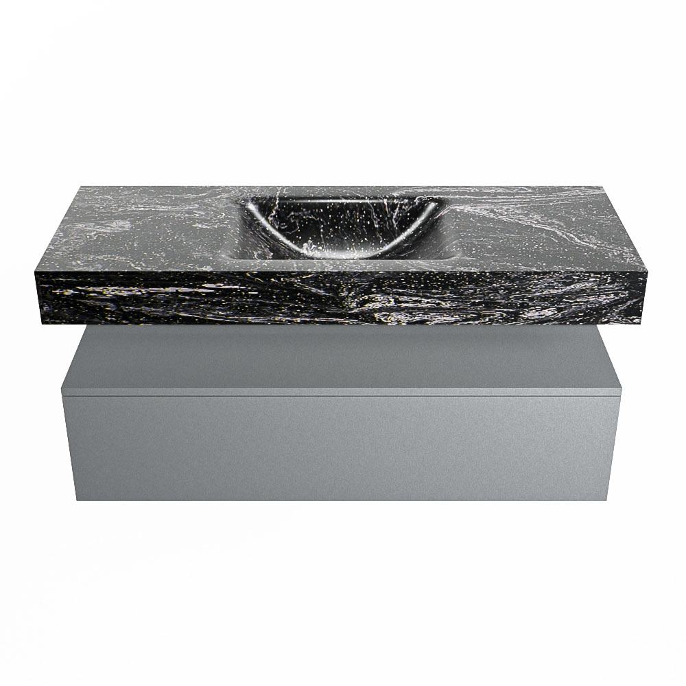 MONDIAZ ALAN-DLUX 120cm mueble de baño Plata 1 cajón. Lavabo CLOUD Centro 1 orificio color Lava. 4 MONDIAZ ALAN-DLUX 120cm mueble de baño Plata 1 cajón. Lavabo CLOUD Centro 1 orificio color Lava. - Imagen 4
