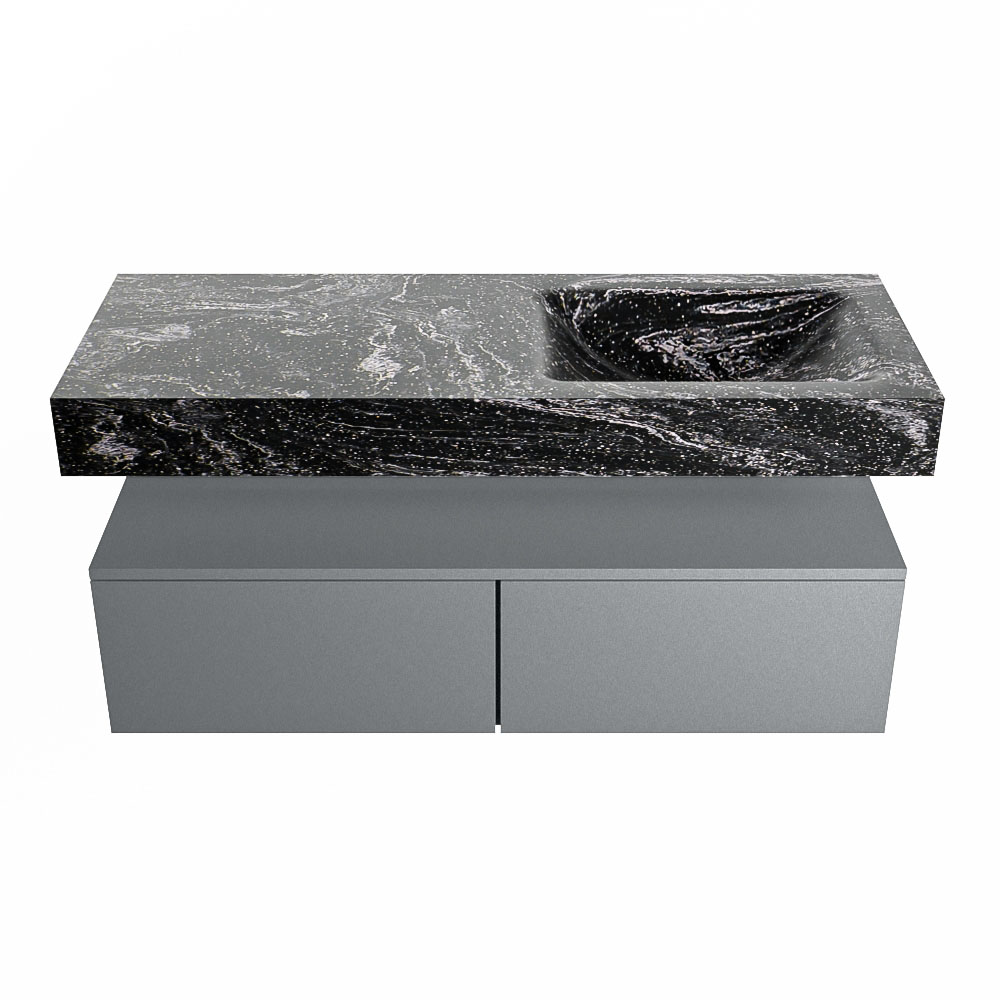 MONDIAZ ALAN-DLUX 120cm mueble de baño Plata 2 cajones. Lavabo CLOUD Derecho sin orificios color Lava. 4 MONDIAZ ALAN-DLUX 120cm mueble de baño Plata 2 cajones. Lavabo CLOUD Derecho sin orificios color Lava. - Imagen 4