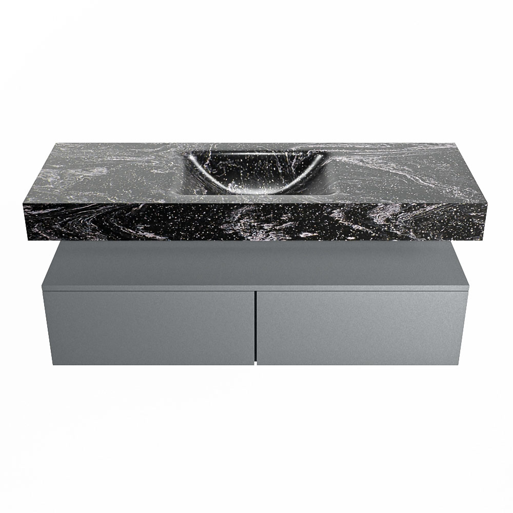 MONDIAZ ALAN-DLUX 130cm mueble de baño Plata 2 cajones. Lavabo CLOUD Centro 1 orificio color Lava. 4 MONDIAZ ALAN-DLUX 130cm mueble de baño Plata 2 cajones. Lavabo CLOUD Centro 1 orificio color Lava. - Imagen 4