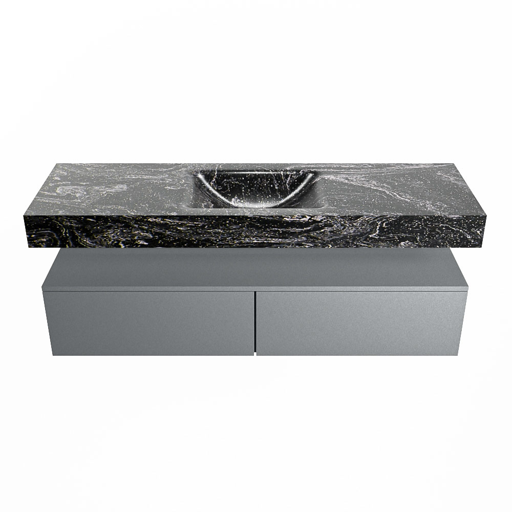 MONDIAZ ALAN-DLUX 150cm mueble de baño Plata 2 cajones. Lavabo CLOUD Centro 1 orificio color Lava. 4 MONDIAZ ALAN-DLUX 150cm mueble de baño Plata 2 cajones. Lavabo CLOUD Centro 1 orificio color Lava. - Imagen 4