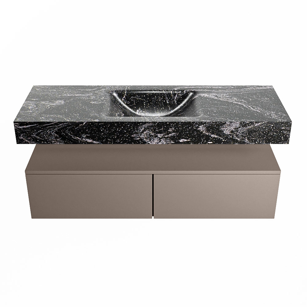 MONDIAZ ALAN-DLUX 130cm mueble de baño Smoke 2 cajones. Lavabo CLOUD Centro 1 orificio color Lava. 4 MONDIAZ ALAN-DLUX 130cm mueble de baño Smoke 2 cajones. Lavabo CLOUD Centro 1 orificio color Lava. - Imagen 4