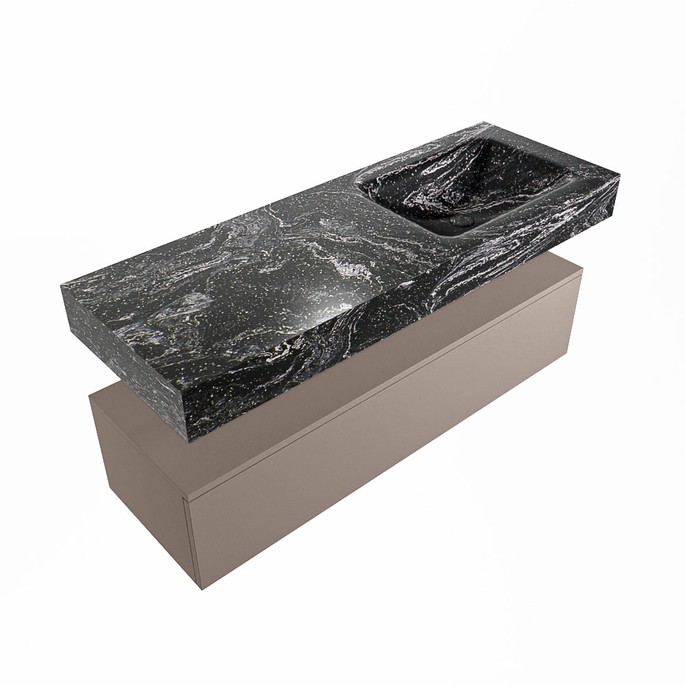 MONDIAZ ALAN-DLUX 130cm mueble de baño Smoke 1 cajón. Lavabo CLOUD Derecho 1 orificio color Lava. 5 MONDIAZ ALAN-DLUX 130cm mueble de baño Smoke 1 cajón. Lavabo CLOUD Derecho 1 orificio color Lava. - Imagen 5