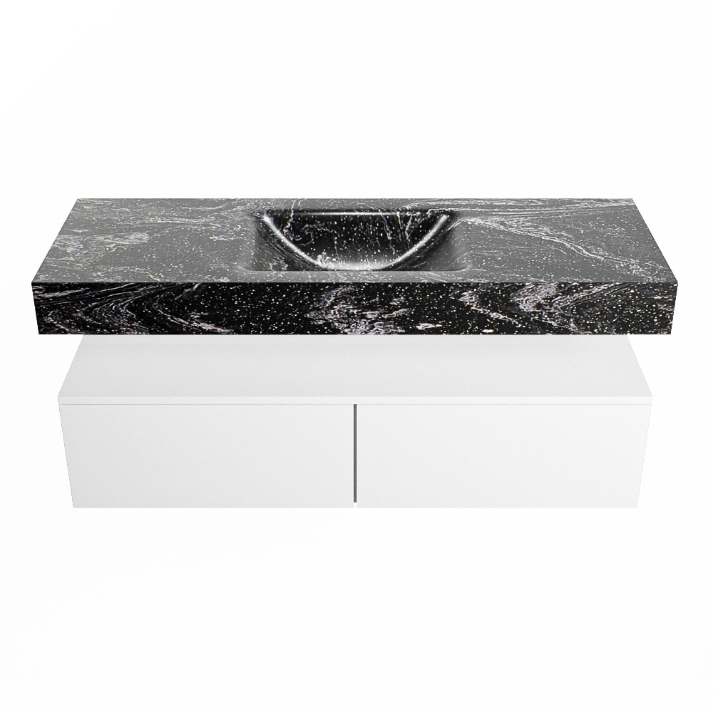 MONDIAZ ALAN-DLUX 130cm mueble de baño Talc 2 cajones. Lavabo CLOUD Centro sin orificios color Lava. 4 MONDIAZ ALAN-DLUX 130cm mueble de baño Talc 2 cajones. Lavabo CLOUD Centro sin orificios color Lava. - Imagen 4