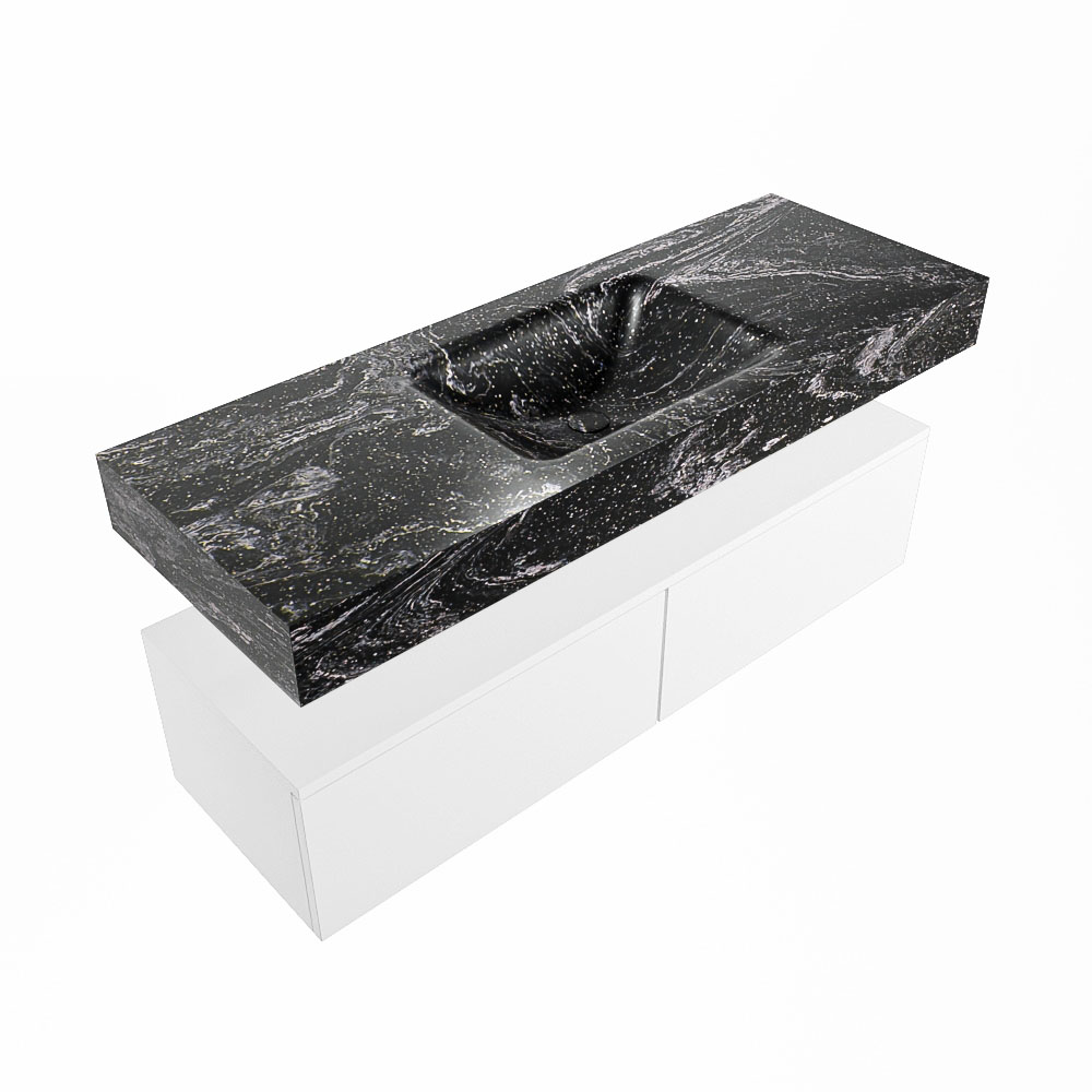 MONDIAZ ALAN-DLUX 130cm mueble de baño Talc 2 cajones. Lavabo CLOUD Centro sin orificios color Lava. 5 MONDIAZ ALAN-DLUX 130cm mueble de baño Talc 2 cajones. Lavabo CLOUD Centro sin orificios color Lava. - Imagen 5