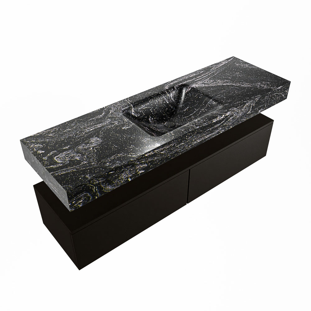 MONDIAZ ALAN-DLUX 150cm mueble de baño Urban 2 cajones. Lavabo CLOUD Centro sin orificios color Lava. 5 MONDIAZ ALAN-DLUX 150cm mueble de baño Urban 2 cajones. Lavabo CLOUD Centro sin orificios color Lava. - Imagen 5