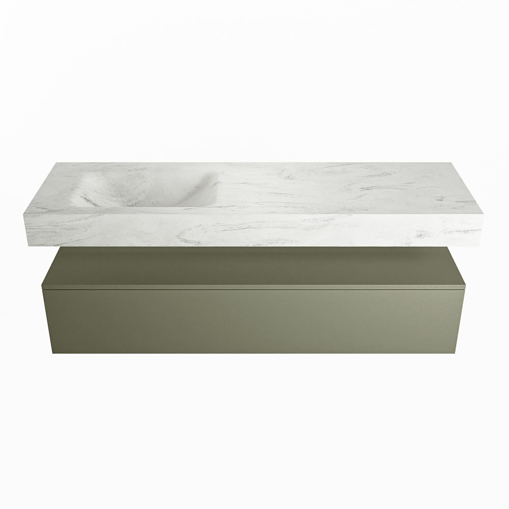MONDIAZ ALAN-DLUX 150cm mueble de baño Army 1 cajón. Lavabo CLOUD Izquierda 1 orificio color Opalo. 4 MONDIAZ ALAN-DLUX 150cm mueble de baño Army 1 cajón. Lavabo CLOUD Izquierda 1 orificio color Opalo. - Imagen 4