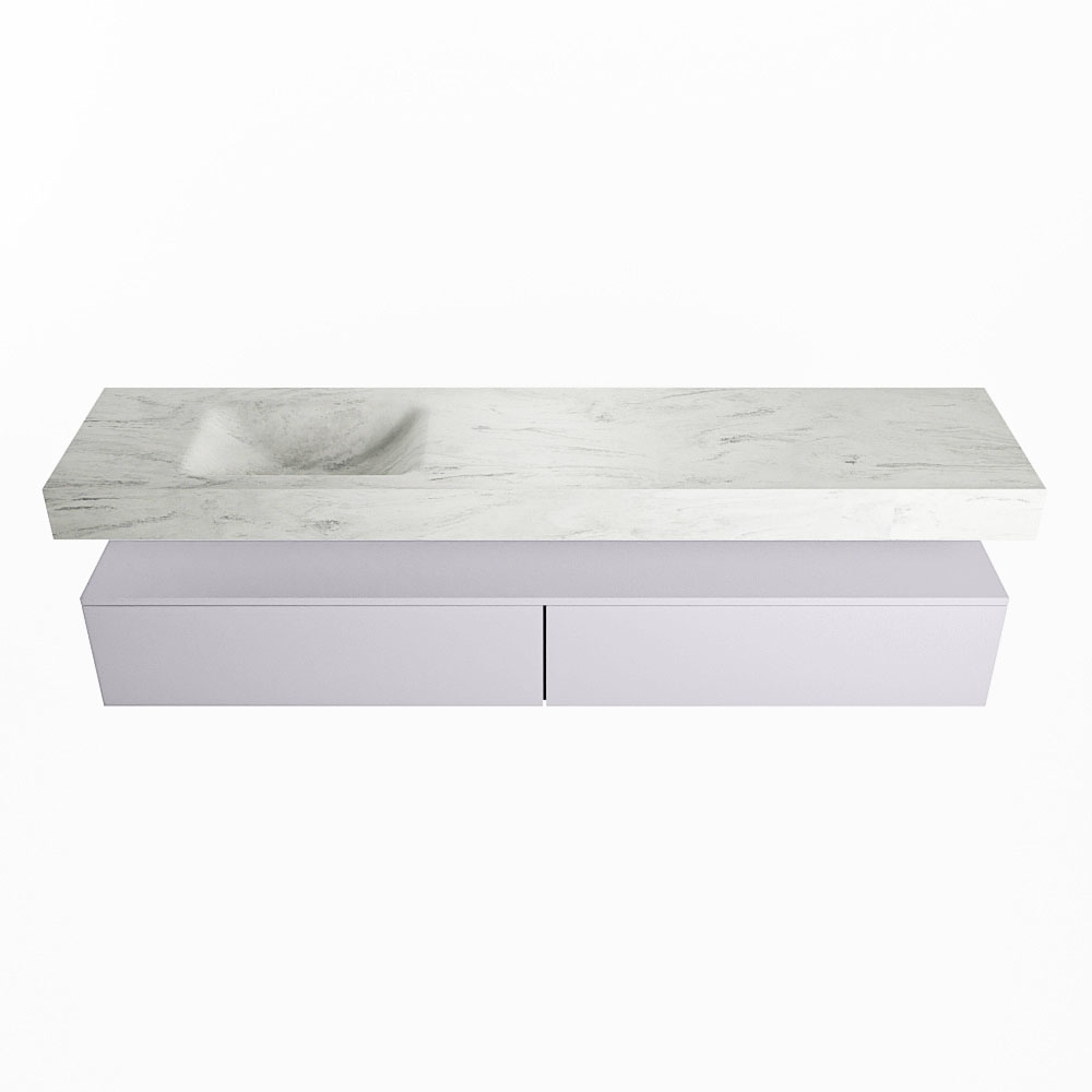 MONDIAZ ALAN-DLUX 200cm mueble de baño Cale 2 cajones. Lavabo CLOUD Izquierda sin orificios color Opalo. 4 MONDIAZ ALAN-DLUX 200cm mueble de baño Cale 2 cajones. Lavabo CLOUD Izquierda sin orificios color Opalo. - Imagen 4