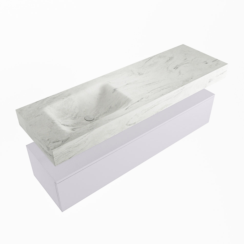 MONDIAZ ALAN-DLUX 150cm mueble de baño Cale 1 cajón. Lavabo CLOUD Izquierda sin orificios color Opalo. 5 MONDIAZ ALAN-DLUX 150cm mueble de baño Cale 1 cajón. Lavabo CLOUD Izquierda sin orificios color Opalo. - Imagen 5