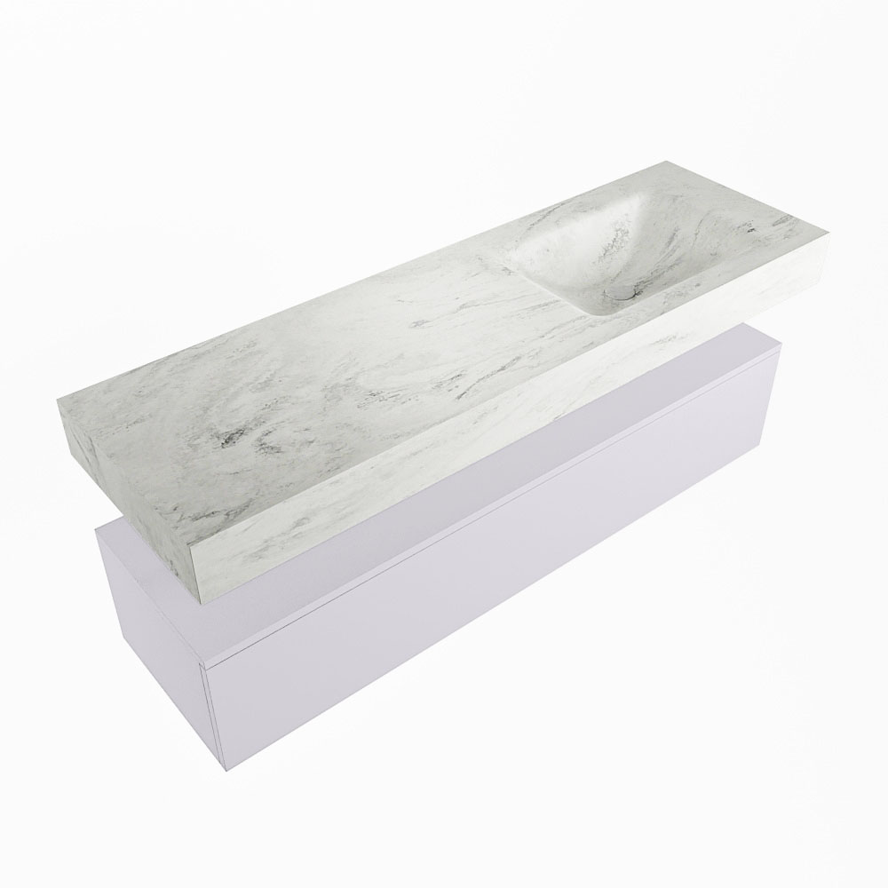 MONDIAZ ALAN-DLUX 150cm mueble de baño Cale 1 cajón. Lavabo CLOUD Derecho sin orificios color Opalo. 5 MONDIAZ ALAN-DLUX 150cm mueble de baño Cale 1 cajón. Lavabo CLOUD Derecho sin orificios color Opalo. - Imagen 5