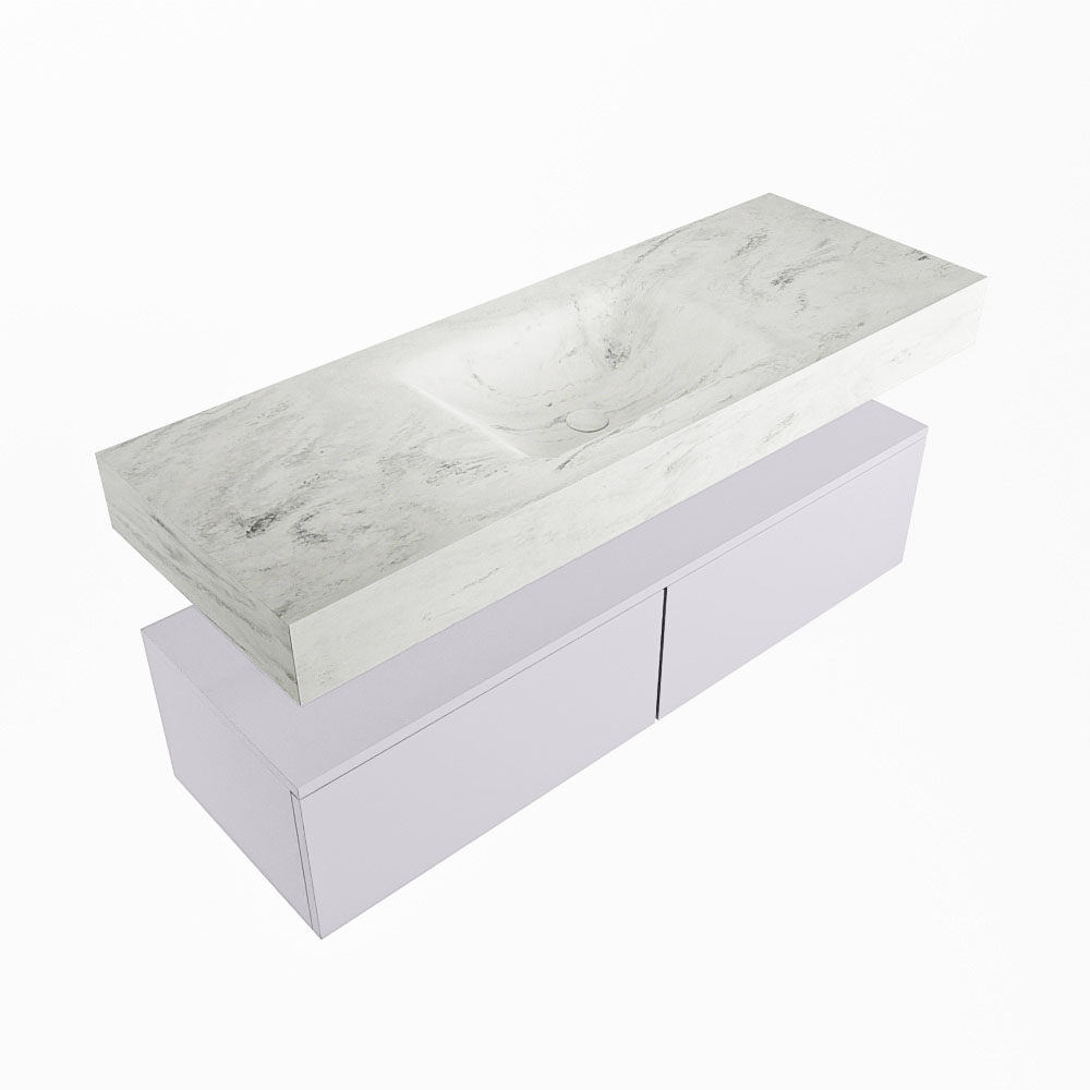 MONDIAZ ALAN-DLUX 130cm mueble de baño Cale 2 cajones. Lavabo CLOUD Centro 1 orificio color Opalo. 5 MONDIAZ ALAN-DLUX 130cm mueble de baño Cale 2 cajones. Lavabo CLOUD Centro 1 orificio color Opalo. - Imagen 5