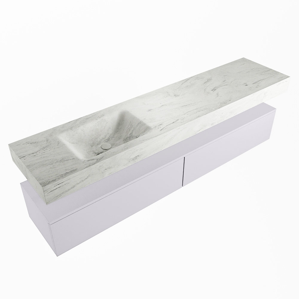 MONDIAZ ALAN-DLUX 200cm mueble de baño Cale 2 cajones. Lavabo CLOUD Izquierda sin orificios color Opalo. 5 MONDIAZ ALAN-DLUX 200cm mueble de baño Cale 2 cajones. Lavabo CLOUD Izquierda sin orificios color Opalo. - Imagen 5