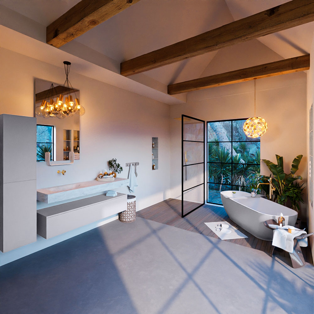 MONDIAZ ALAN-DLUX 150cm mueble de baño Cale 1 cajón. Lavabo CLOUD Izquierda sin orificios color Opalo. 3 MONDIAZ ALAN-DLUX 150cm mueble de baño Cale 1 cajón. Lavabo CLOUD Izquierda sin orificios color Opalo. - Imagen 3