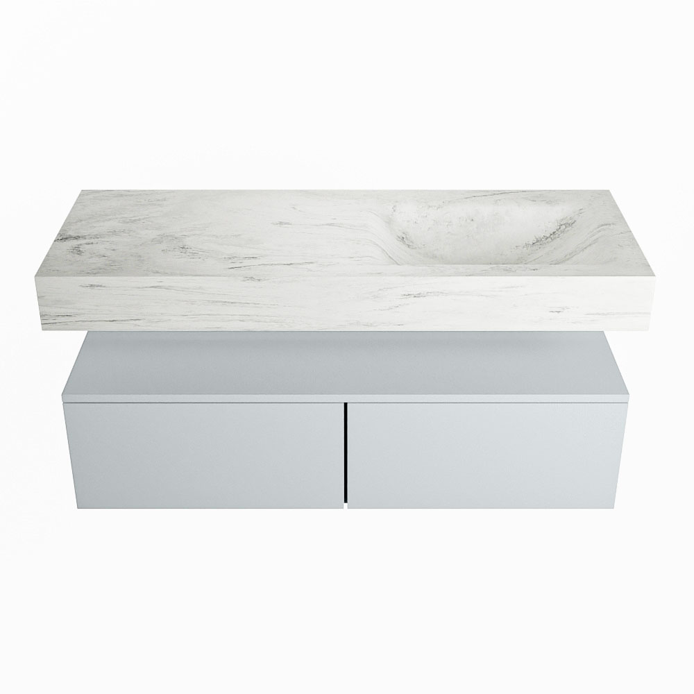 MONDIAZ ALAN-DLUX 120cm mueble de baño Clay 2 cajones. Lavabo CLOUD Derecho 1 orificio color Opalo. 4 MONDIAZ ALAN-DLUX 120cm mueble de baño Clay 2 cajones. Lavabo CLOUD Derecho 1 orificio color Opalo. - Imagen 4