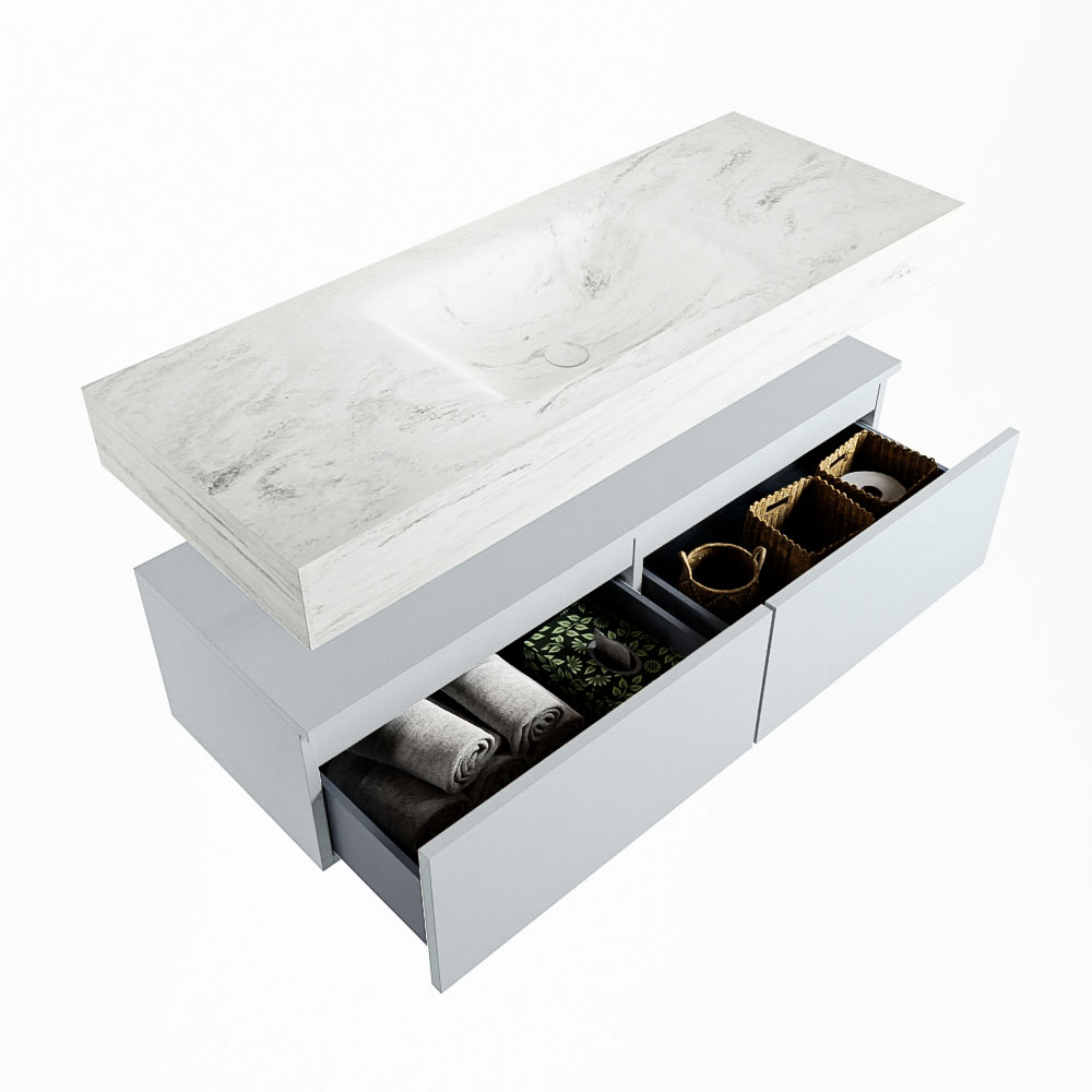 MONDIAZ ALAN-DLUX 120cm mueble de baño Clay 2 cajones. Lavabo CLOUD Centro 1 orificio color Opalo. 6 MONDIAZ ALAN-DLUX 120cm mueble de baño Clay 2 cajones. Lavabo CLOUD Centro 1 orificio color Opalo. - Imagen 6