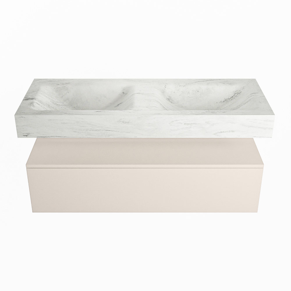 MONDIAZ ALAN-DLUX 120cm mueble de baño Linen 1 cajón. Lavabo CLOUD Doble 2 orificios color Opalo. 4 MONDIAZ ALAN-DLUX 120cm mueble de baño Linen 1 cajón. Lavabo CLOUD Doble 2 orificios color Opalo. - Imagen 4