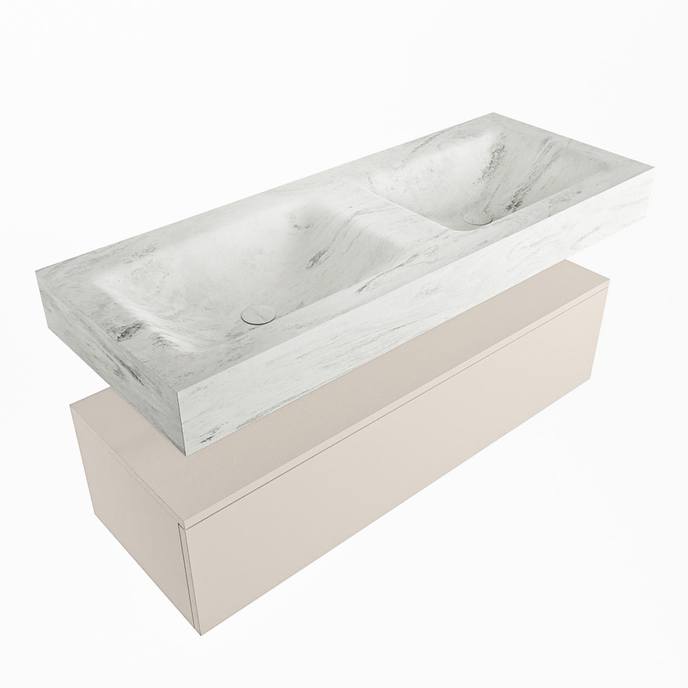 MONDIAZ ALAN-DLUX 120cm mueble de baño Linen 1 cajón. Lavabo CLOUD Doble sin orificios color Opalo. 5 MONDIAZ ALAN-DLUX 120cm mueble de baño Linen 1 cajón. Lavabo CLOUD Doble sin orificios color Opalo. - Imagen 5
