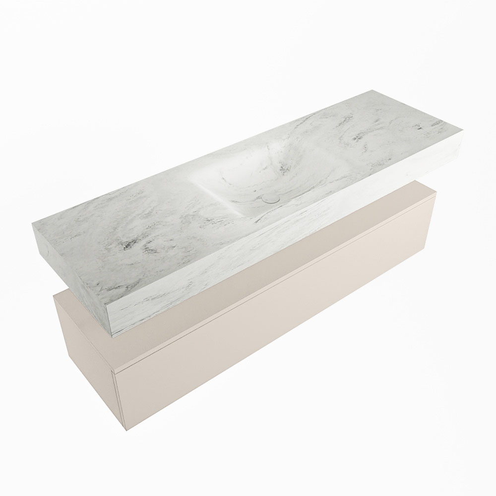 MONDIAZ ALAN-DLUX 150cm mueble de baño Linen 1 cajón. Lavabo CLOUD Centro 1 orificio color Opalo. 5 MONDIAZ ALAN-DLUX 150cm mueble de baño Linen 1 cajón. Lavabo CLOUD Centro 1 orificio color Opalo. - Imagen 5