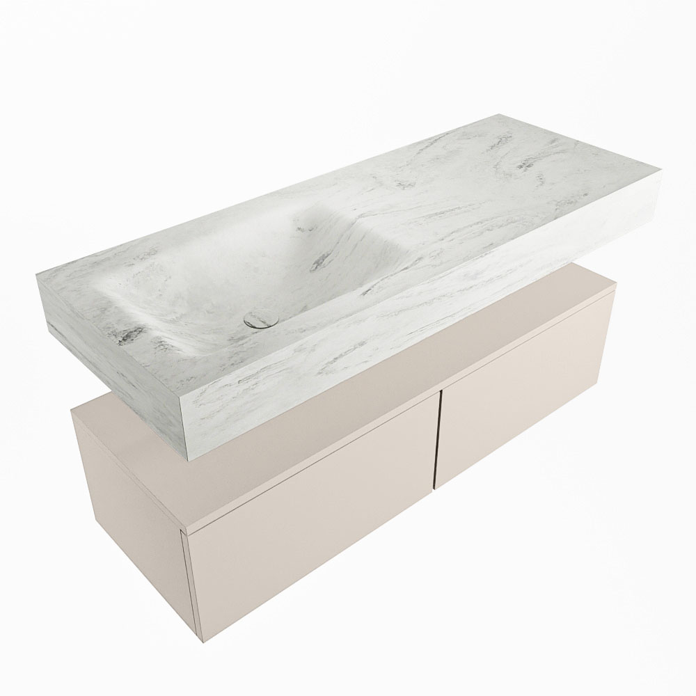 MONDIAZ ALAN-DLUX 120cm mueble de baño Linen 2 cajones. Lavabo CLOUD Izquierda sin orificios color Opalo. 5 MONDIAZ ALAN-DLUX 120cm mueble de baño Linen 2 cajones. Lavabo CLOUD Izquierda sin orificios color Opalo. - Imagen 5