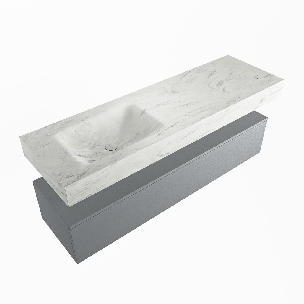 MONDIAZ ALAN-DLUX 150cm mueble de baño Plata 1 cajón. Lavabo CLOUD Izquierda sin orificios color Opalo. 5 MONDIAZ ALAN-DLUX 150cm mueble de baño Plata 1 cajón. Lavabo CLOUD Izquierda sin orificios color Opalo. - Imagen 5
