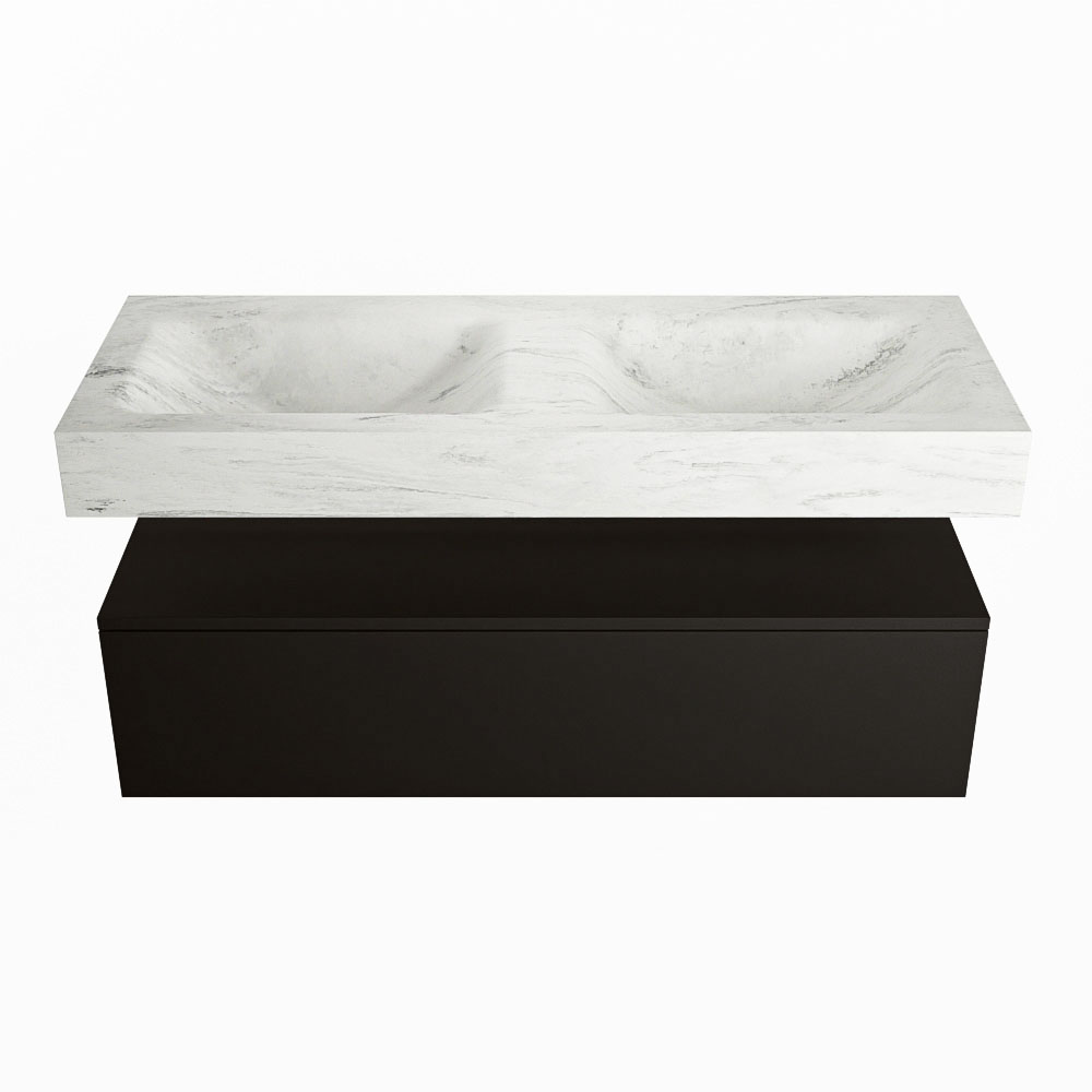 MONDIAZ ALAN-DLUX 120cm mueble de baño Urban 1 cajón. Lavabo CLOUD Doble sin orificios color Opalo. 4 MONDIAZ ALAN-DLUX 120cm mueble de baño Urban 1 cajón. Lavabo CLOUD Doble sin orificios color Opalo. - Imagen 4