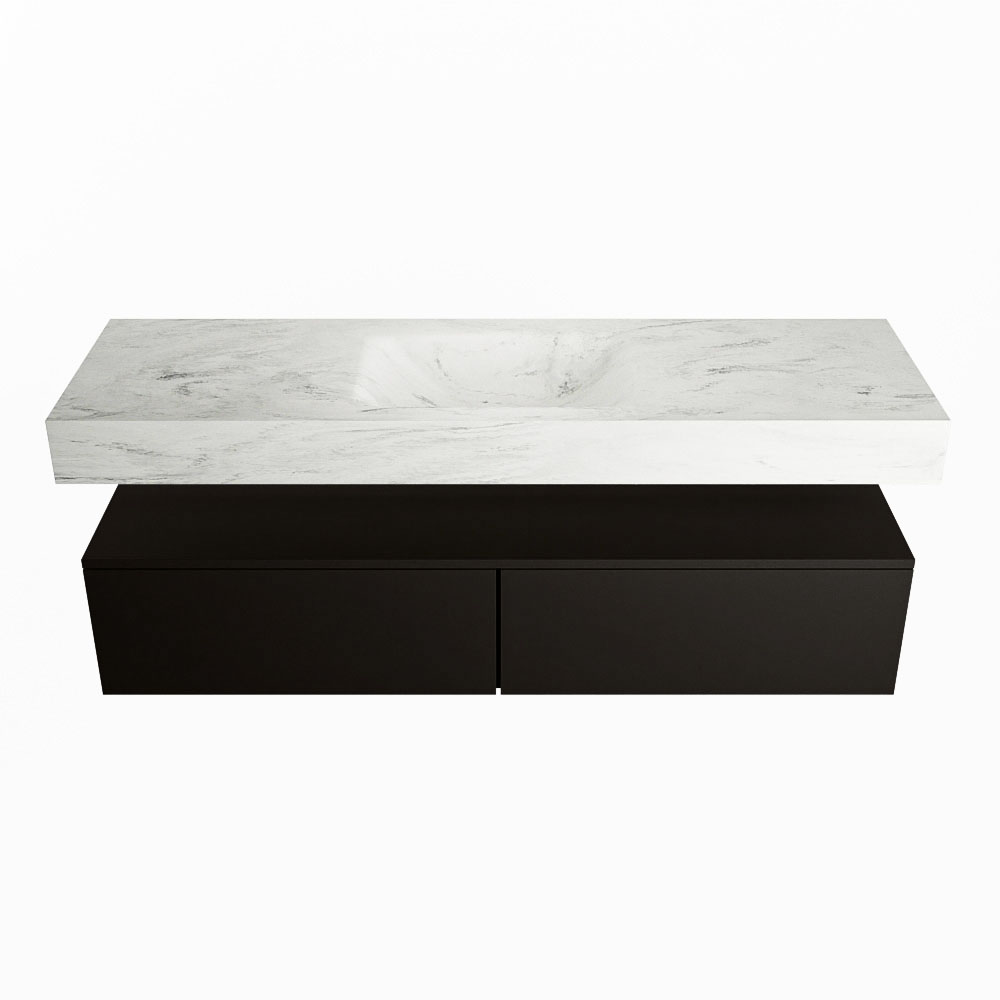 MONDIAZ ALAN-DLUX 150cm mueble de baño Urban 2 cajones. Lavabo CLOUD Centro sin orificios color Opalo. 4 MONDIAZ ALAN-DLUX 150cm mueble de baño Urban 2 cajones. Lavabo CLOUD Centro sin orificios color Opalo. - Imagen 4