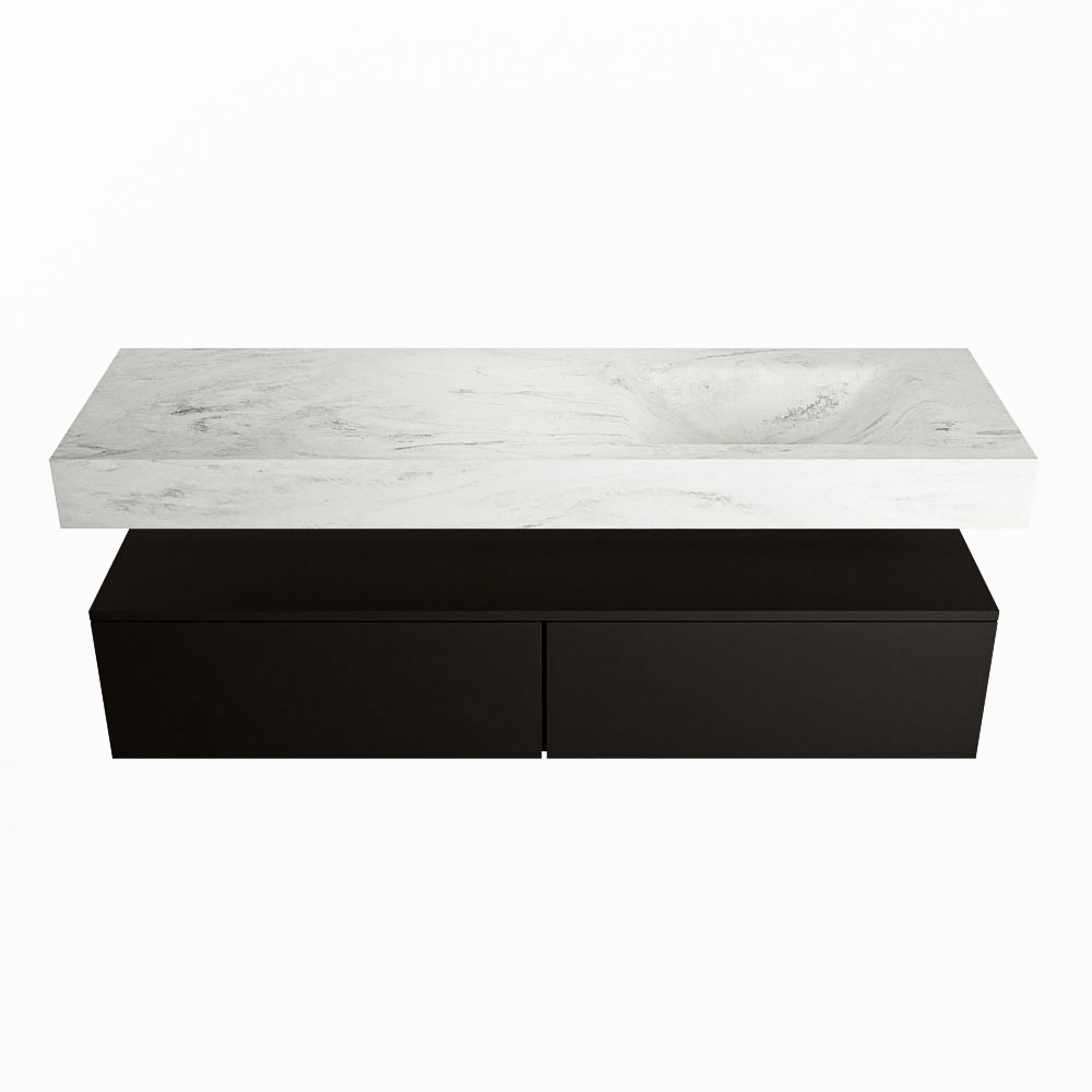MONDIAZ ALAN-DLUX 150cm mueble de baño Urban 2 cajones. Lavabo CLOUD Derecho 1 orificio color Opalo. 4 MONDIAZ ALAN-DLUX 150cm mueble de baño Urban 2 cajones. Lavabo CLOUD Derecho 1 orificio color Opalo. - Imagen 4