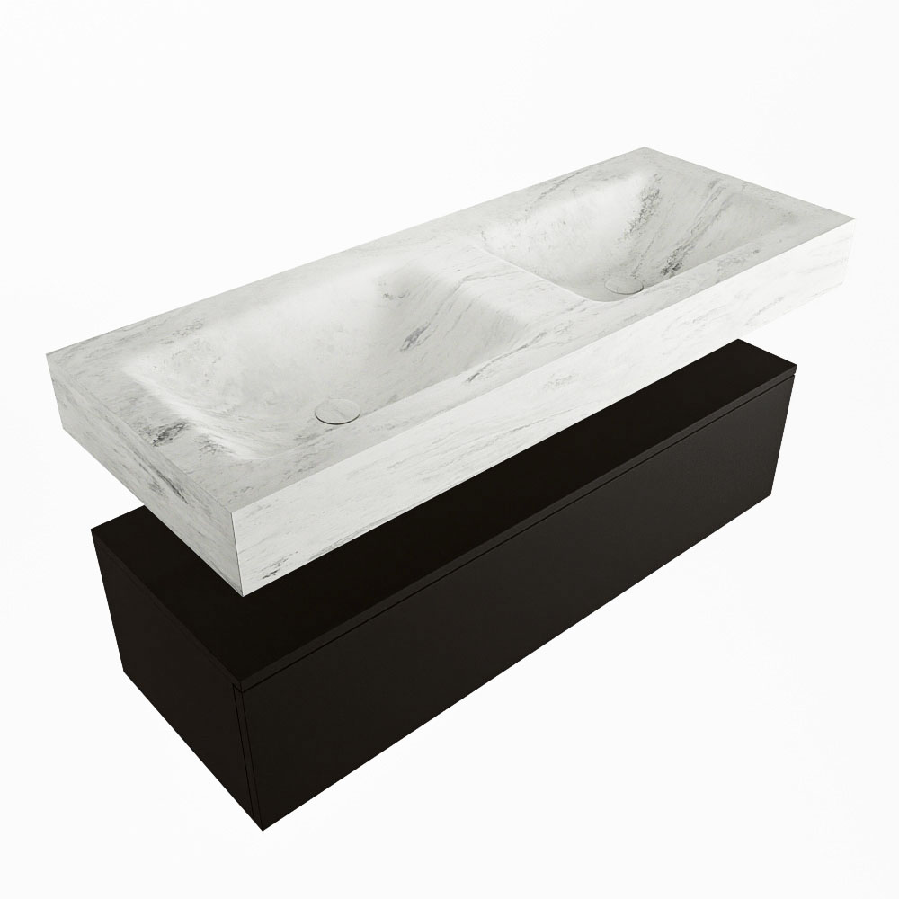 MONDIAZ ALAN-DLUX 120cm mueble de baño Urban 1 cajón. Lavabo CLOUD Doble sin orificios color Opalo. 5 MONDIAZ ALAN-DLUX 120cm mueble de baño Urban 1 cajón. Lavabo CLOUD Doble sin orificios color Opalo. - Imagen 5
