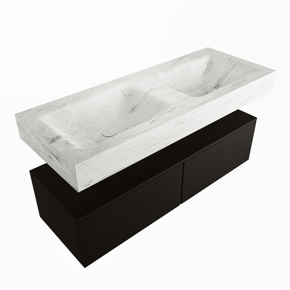 MONDIAZ ALAN-DLUX 120cm mueble de baño Urban 2 cajones. Lavabo CLOUD Doble 2 orificios color Opalo. 5 MONDIAZ ALAN-DLUX 120cm mueble de baño Urban 2 cajones. Lavabo CLOUD Doble 2 orificios color Opalo. - Imagen 5