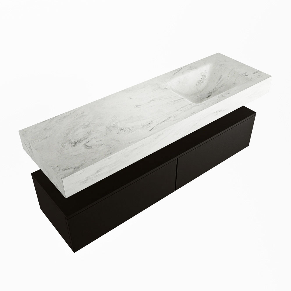 MONDIAZ ALAN-DLUX 150cm mueble de baño Urban 2 cajones. Lavabo CLOUD Derecho 1 orificio color Opalo. 5 MONDIAZ ALAN-DLUX 150cm mueble de baño Urban 2 cajones. Lavabo CLOUD Derecho 1 orificio color Opalo. - Imagen 5