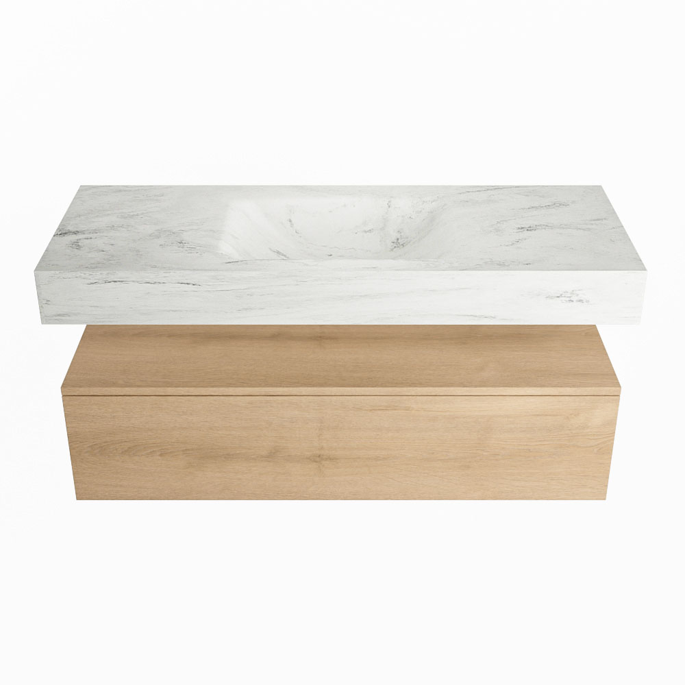 MONDIAZ ALAN-DLUX 120cm mueble de baño Washed Oak 1 cajón. Lavabo CLOUD Centro 1 orificio color Opalo. 4 MONDIAZ ALAN-DLUX 120cm mueble de baño Washed Oak 1 cajón. Lavabo CLOUD Centro 1 orificio color Opalo. - Imagen 4