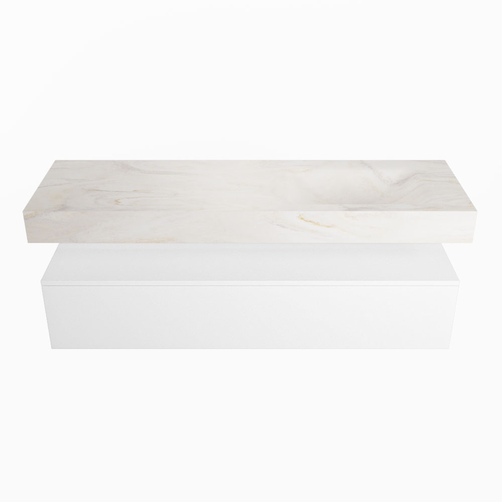 MONDIAZ ALAN-DLUX 150cm mueble de baño Talc 1 cajón. Lavabo CLOUD Derecho 1 orificio color Ostra. 4 MONDIAZ ALAN-DLUX 150cm mueble de baño Talc 1 cajón. Lavabo CLOUD Derecho 1 orificio color Ostra. - Imagen 4