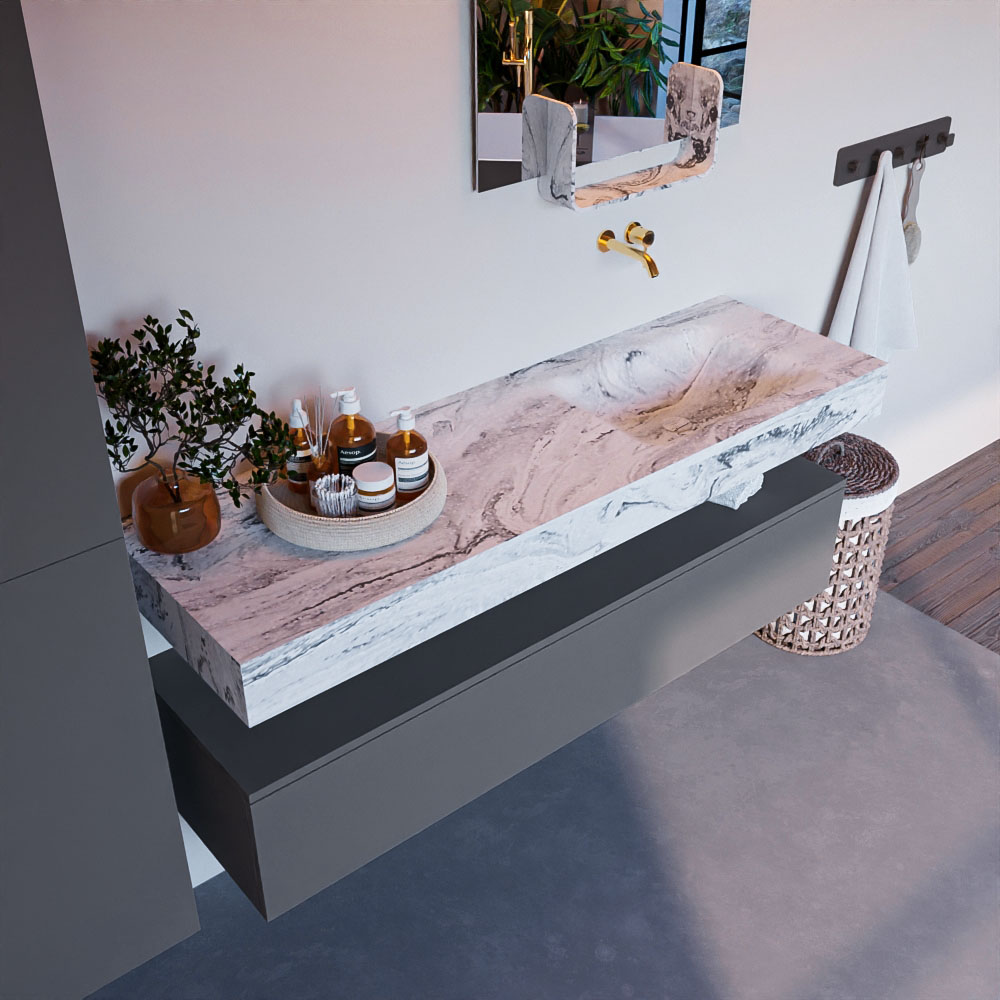MONDIAZ ALAN-DLUX 150cm mueble de baño Plata 1 cajón. Lavabo CLOUD Derecho sin orificios color Glace. 1 MONDIAZ ALAN-DLUX 150cm mueble de baño Plata 1 cajón. Lavabo CLOUD Derecho sin orificios color Glace.