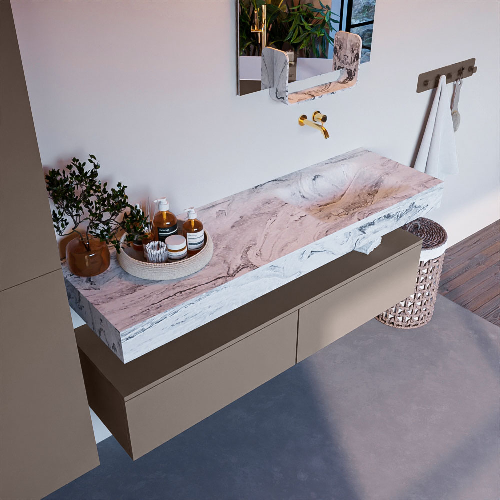 MONDIAZ ALAN-DLUX 150cm mueble de baño Smoke 2 cajones. Lavabo CLOUD Derecho sin orificios color Glace. 1 MONDIAZ ALAN-DLUX 150cm mueble de baño Smoke 2 cajones. Lavabo CLOUD Derecho sin orificios color Glace.