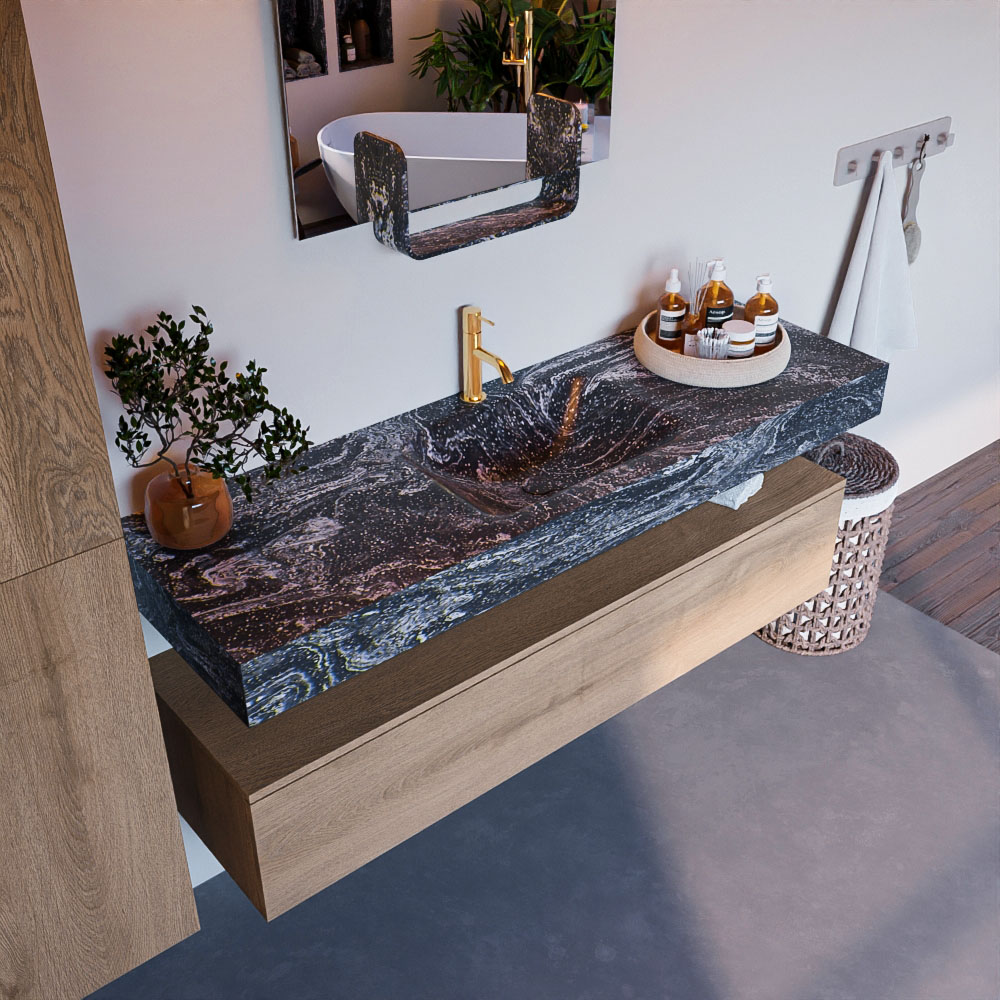 MONDIAZ ALAN-DLUX 150cm mueble de baño Washed Oak 1 cajón. Lavabo CLOUD Centro 1 orificio color Lava. 1 MONDIAZ ALAN-DLUX 150cm mueble de baño Washed Oak 1 cajón. Lavabo CLOUD Centro 1 orificio color Lava.